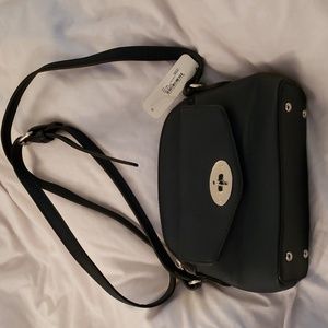 Charming charlie navy blue crossbody purse